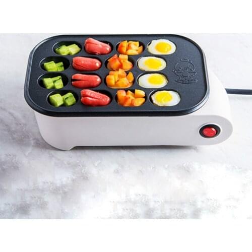Octopus Ball Maker Takoyaki Baking Pan Electric Taiyaki Machine Sausage Hotdog Eggs Omelette Grill Japanese Fish-Shape Cake Oven