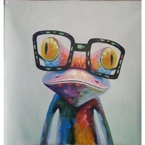 Popular art in 2021 famous dog the beautiful color Animal Oil Painting Picture On Canvas ,free shipping ,no frame. D-108