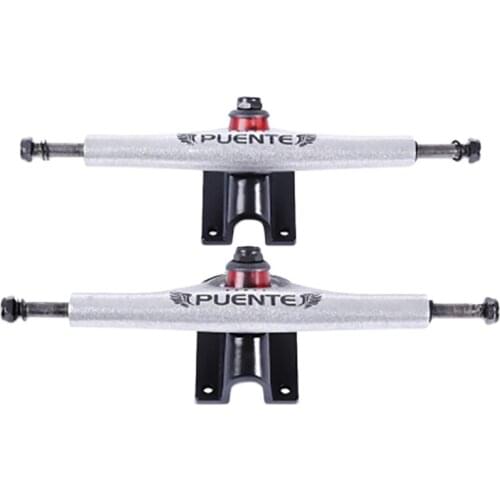 PUENTE 2Pcs 7Inch Aluminum Trucks Skateboard Truck Accessory Bridge Bracket Trucks Skateboard Longboard Truck