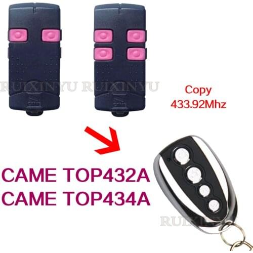 CAME TOP432A CAME TOP 432A 434A remote control 433.92mhz gate garage door came top432a top434a remote control 433mhz