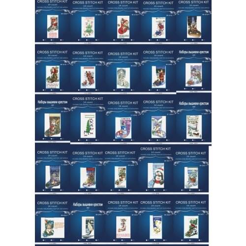 Smilar DIM 10 patterns Counted Cross Stitch Cartoon Cross Stitch 11CT 14CT Cross-Stitch Kit Handmade Embroidery Needlework 3th