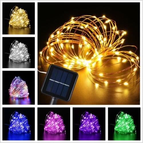 Solar Led Light Outdoor Fairy Lights Christmas Wedding Party Garland Garden Waterproof Light 5/10/20/30m Lamp Led Solar Light