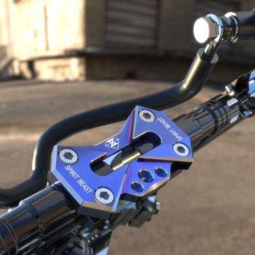 Spirit Beast Universal Motorcycle Balance Handle Crossbar Aluminum Handlebar Motocross Adjustable Handle Bar Bracket