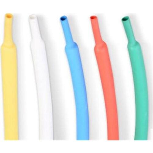 1m Heat Shrink Tubing Shrinkable Tubing 2/3/4/5/6/7/8/9/10mm Wire Cable Sleeve Kit Red Yellow Blue Green Black