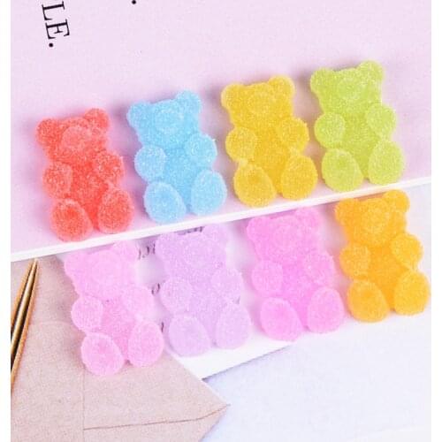 10/20Pcs Resin Candy DIY Craft Supplies Phone Shell Decoration Phone Case Clay Deco Jewelry Hair Accessories