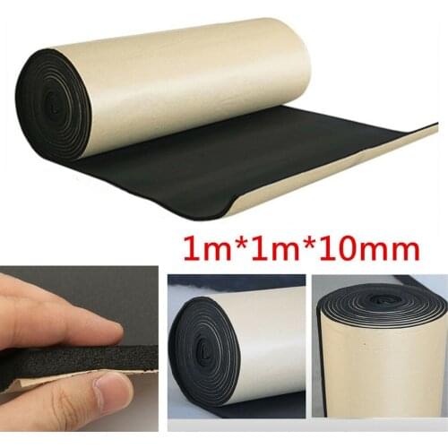 10mm Car Soundproof Noise Insulation Sound Deadener Acoustic Foam Material Self-Adhesive Car Heat Sound Thermal Proofing Pad