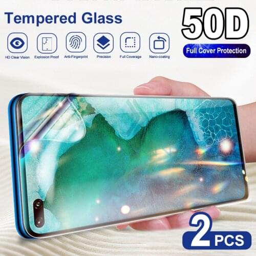 2-1 Pcs Screen Protector For Huawei P30 Pro P20 Lite Mate 30 40 Pro Hydrogel Film For Huawei Nova 7 4 5 5i 5Pro 5T 6 Soft Film