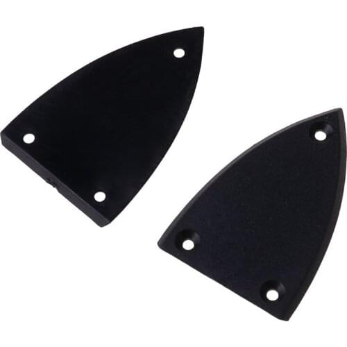 2pcs Black Truss Rod Cover Screws For Guitar 3 Holes Guitar Part Accessories New