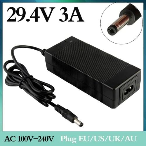 29.4v3a lithium battery charger series 7 29.4V 3A charger 24V battery battery Electric lithium battery charger