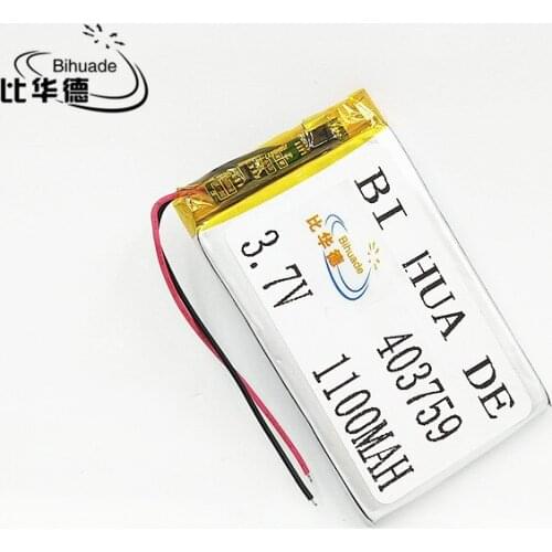 5pcs [SD] 3.7V,1000mAH,[403759] Polymer lithium ion / Li-ion battery for TOY,POWER BANK,GPS,mp3,mp4,cell phone,speaker
