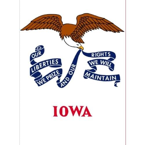 90x150cm Iowa flag