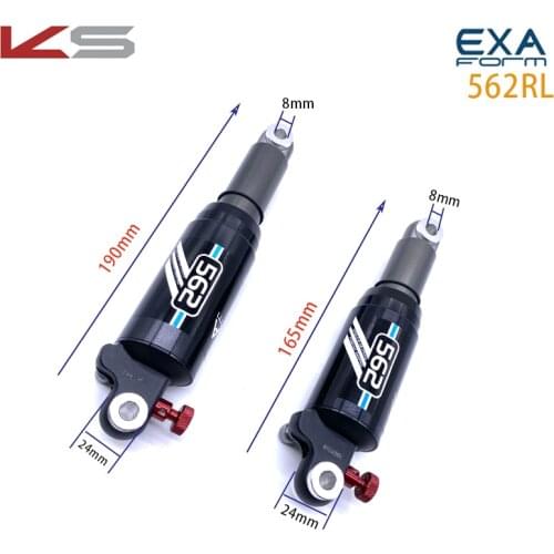 EXAform 562R Dual Air Shock Absorber 190MM/165MM Bike Mountain Bike Rear Bladder 562R Rear Shock Absorber