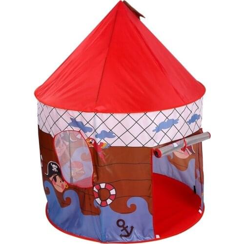 Childrens Tent Mosquito Net Pirate Captain Play House Toy Yurt Indoor Princess Bed Curtain Kid Tent Kids Play Room
