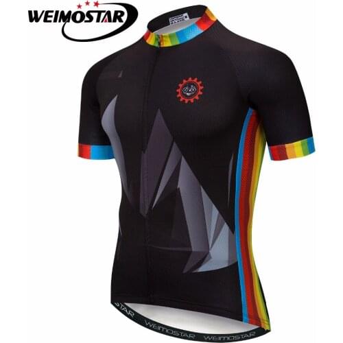 WEIMOSTAR Cycling Jersey Men Summer Outdoor Ropa Ciclismo MTB Cycling Clothing Cycle Wear Bicycle Jersey Shirt tops Team Riding