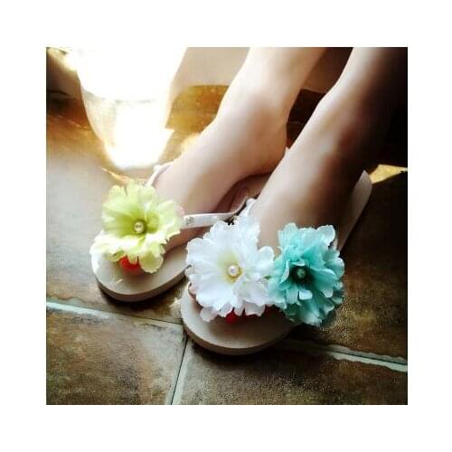 HAHAFLOWER New Arrival Womens Fashion Candy Indoor Massage flower Slippers EVA Home Non-slip Massage Beach Slippers