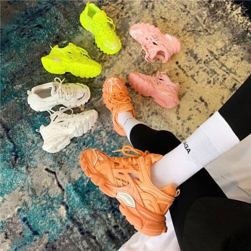 Brand Design Chunky Sneakers for Women 2021 Summer Womens Colorful Shoes Breathable Lightweight Ladies Dad Shoes Classic Shoe