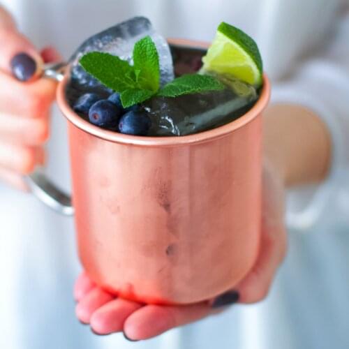 Moscow Mule Mugs Metal Mug Cup Stainless Steel Beer Wine Coffee Cup Bar Tool For Restaurant Bar Drinkware Party Kitchen