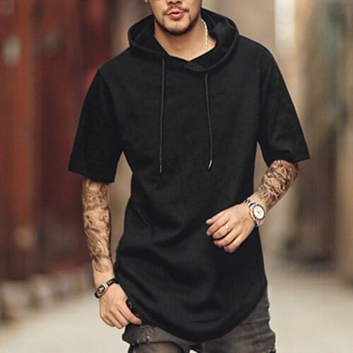 Lipswag Men's T-shirts With A Hood