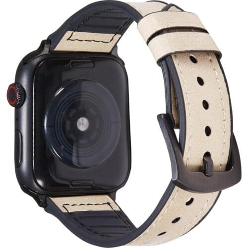 For Apple Watch Soft Silicone Strap 40/44mm Vintage Stick a Skin Watch Bands For Apple Watch 6/5/4/3/2 Bands