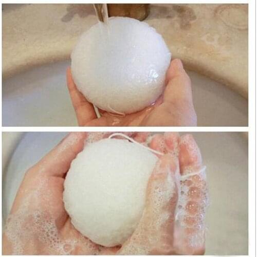 Soft Face Cleaning Pad Puff Natural Make up Sponges Eco-friendly Face Wash Cleansing Sponge Skin Care Cleanser