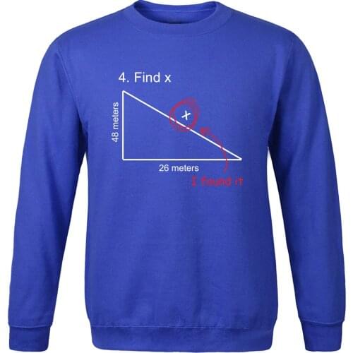 Solid color Mens hoodies I found It Simple Mathematics Print Hip Hop Sweatshirts Streetwear spring autumn 2020 Fashion Clothing