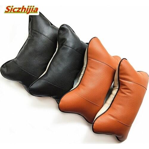1 car seat leather headrest for Mazda 2 3 5 6 CX5 CX7 CX9 Atenza Axela