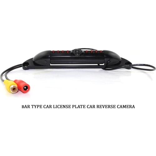 Car License Plate Frame Camera Bar Type for American Market backup Rear View Parking system Night Vision Water Proof