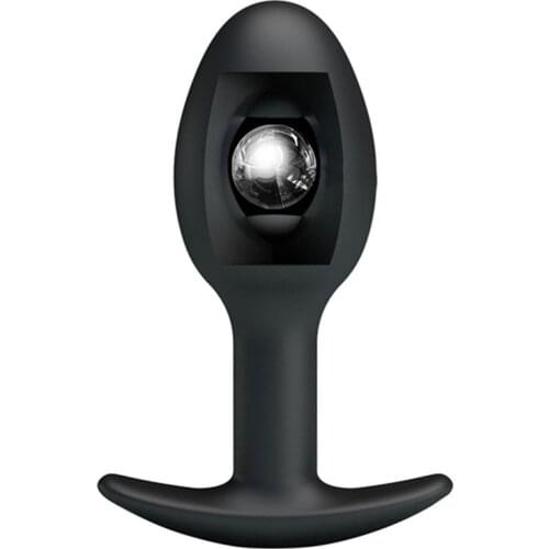 Cute Anal Silicone Anal Beads Butt Plugs Metal Ball Inside Muscles Trainer Sex Products For Women Men Gay Couples