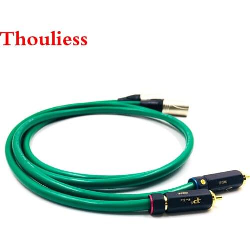 Thouliess Pair Type- BR-109 RCA to XLR Balacned Audio Cable RCA Male to XLR Male Interconnect Cable with MCINTOSH USA-Cable