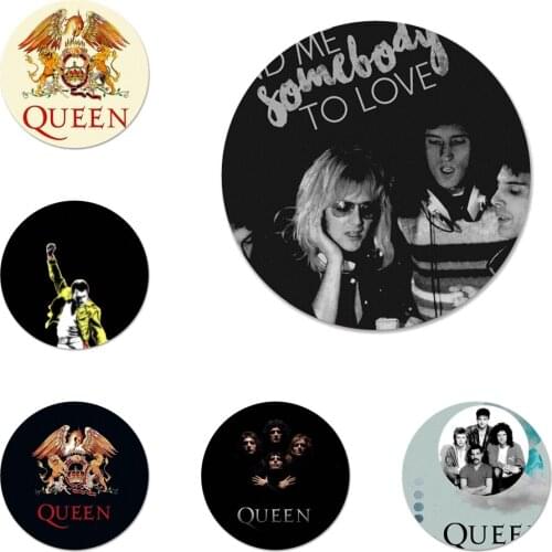 58mm Queen Rock Group Kitchen Home Decor Refrigerator Magnetic Stickers Opener Beer Coke