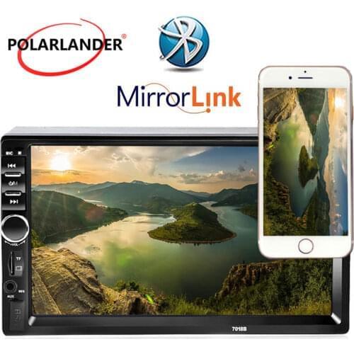 7'' inch HD LCD Touch Screen Autoradio Car Radio Player BLUETOOTH radio cassette player USB/TF Card Mirror Link For Andriod