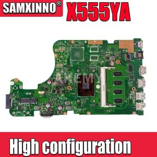 Free usb board for ASUS X555Y X555YA X555YI X555D X555DG A555D K555Y Laptop mainboard Motherboard 8G-RAM A10-7400