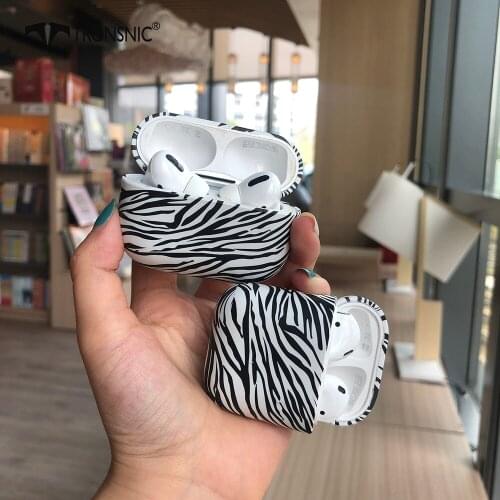 Zebra Leopard Case for Apple Airpods Pro Case Hard Cover Silicone Headphone Box for Airpod 1 2 Bluetooth Earphone Case Brown Hot