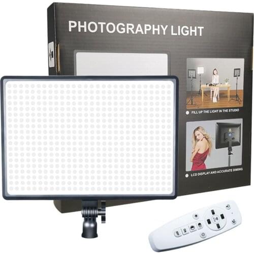 Dimmable 3000K-6000K LED Video Light for Tabletop Shooting, Video Conference, Game Streaming, YouTube Video Photography EU Plug