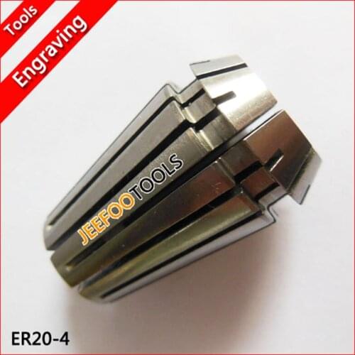 ER20-4, ER collet, spring collet, ER nut, clamping range for cnc router and milling cutting tools