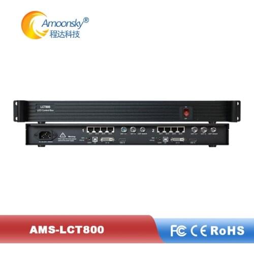Extremadura best selling LCT800 Sending Box support 2 novastar msd600 sending card for full color commercial advertising display