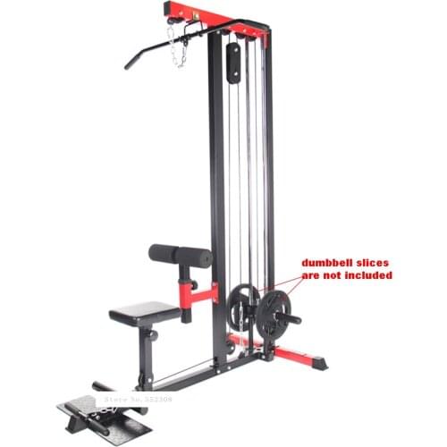 LRM501 Lat & Row Machine Home High Low Pull Lat Pull Down High Pully Waist Back Shoulder Muscle Comprehensive Fitness Equipment
