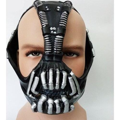 Bane Masks Movie Cosplay Props Gags toy latex Headgear Mask for Halloween