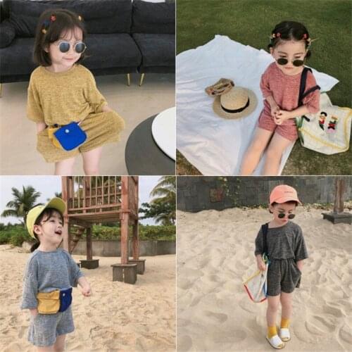 Summer New Baby Girl Clothes Toddler Girl Sets Frivolous Short-Sleeved T-Shirt Plus Shorts ChildrenS Clothing