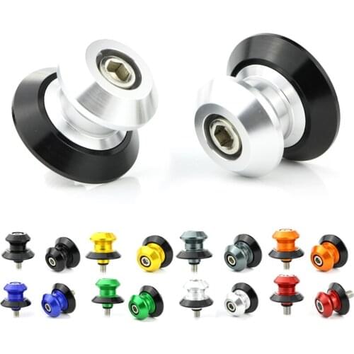 Fit For Triumph Daytona 600 650 Daytona 675R Daytona 750 Motorcycle Accessories Alumnium Swing Arm Spools Sliders Stand Bobbins