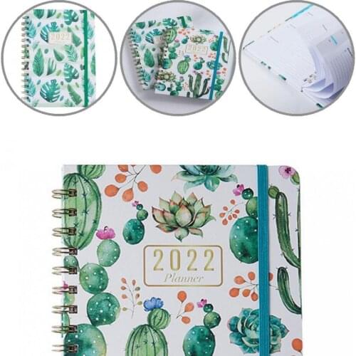 Eye-catching Simple Weekly Monthly Plan Schedule Book Skin-friendly Student Stationery
