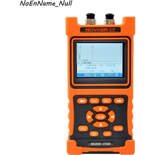 Handheld NK2000 OTDR fibra ptica 1310nm/1550nm 28/26dB,Integrated 2MW VFL,Touch Screen 80km SM Optical Time Domain Reflectometer