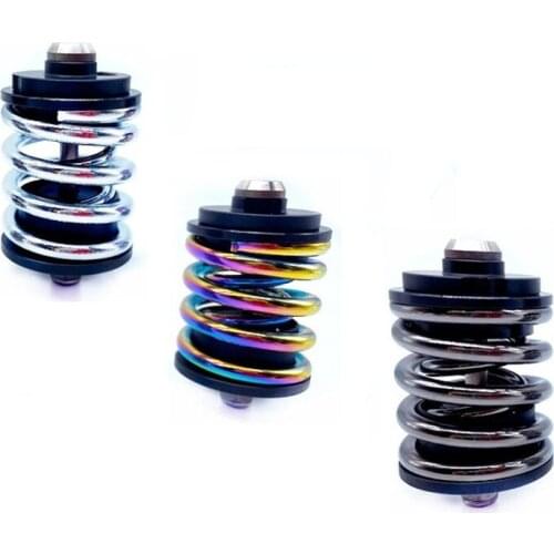 Folding Bike Brompton Rear Shock Absorber Double Layer Damping Spring Titanium Alloy Screw Bar