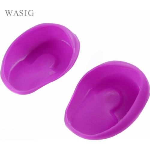 1 pair Ear Cover Pair Hair Salon Silicone Rubber Hair Dye Shield Soft EarmuffsProtective Protect Color Hair Coloring Style Tools