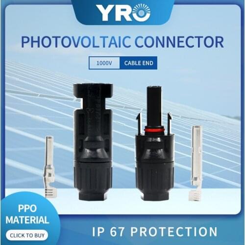 10 Pairs 1000V of Solar Connector Solar Solar Plug Cable Connectors (male and female) for Solar Panels and Photovoltaic Systems