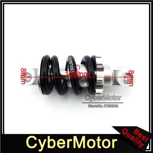 100mm 750lbs Rear Shock Suspension Spring For 2 Stroke 47cc 49cc Chinese Minimoto Mini Moto Kids Pocket Bike