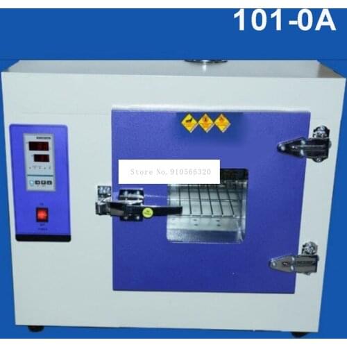 101-0A 0.8-1.6KW Digital Electric Constant Temperature Drying Oven Industrial Medicine Blower Drying Oven Inner Galvanized Steel