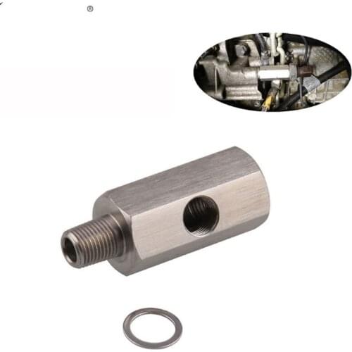 Oil Pressure Sensor Increase Oil Pressure JointAdapter Turbo Supply Feed Line Gauge Car Oil Pressure Gauges