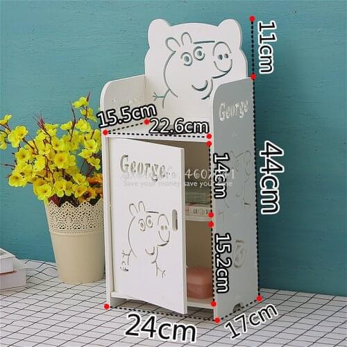 Children Cabinets kids Cartoon Bedside Table Boys &Girls Creative Modern Minimalist Bedroom Nightstand Multi-layer Storage Shelf