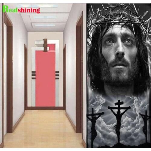 Fantasy diamond painting full drill art Black white Religious Jesus diamond mosaic 3d picture chirth faith people gift N1830